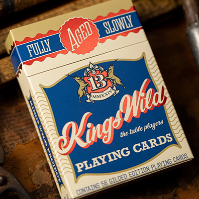 Gilded No.13 Table Players Vol.43 Playing Cards by Kings Wild Project